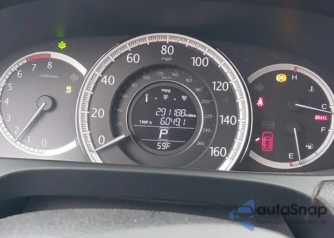 2014 Honda Accord Ex z USA, uszkodzony, nr VIN 1HGCR2F75EA166164